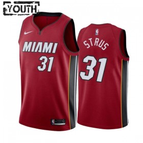 Dres Miami Heat Max Strus 31 Nike 2022-23 Statement Edition Crvena Swingman - Dječji